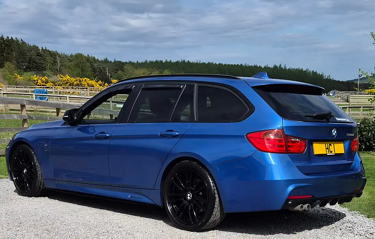 Used 2015 BMW 3 Series M Sport Touring Blue - Interior and Exterior details 3