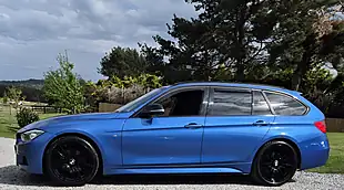 Used 2015 BMW 3 Series M Sport Touring Blue - Interior and Exterior details 5