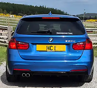 Used 2015 BMW 3 Series M Sport Touring Blue - Interior and Exterior details 6