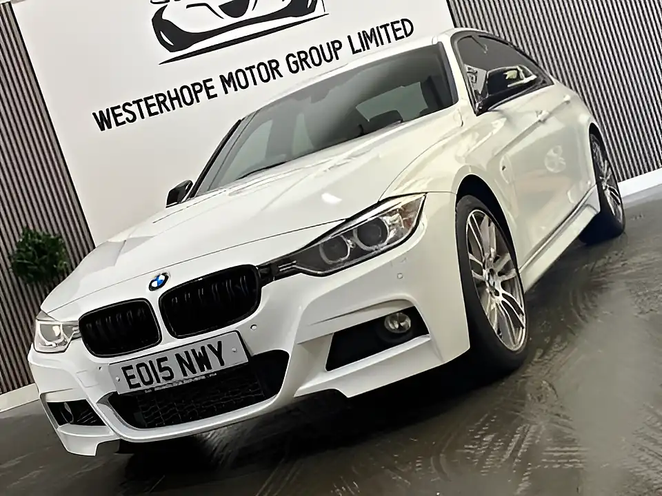 Used 2015 BMW 3 Series M Sport White - Interior and Exterior details 6