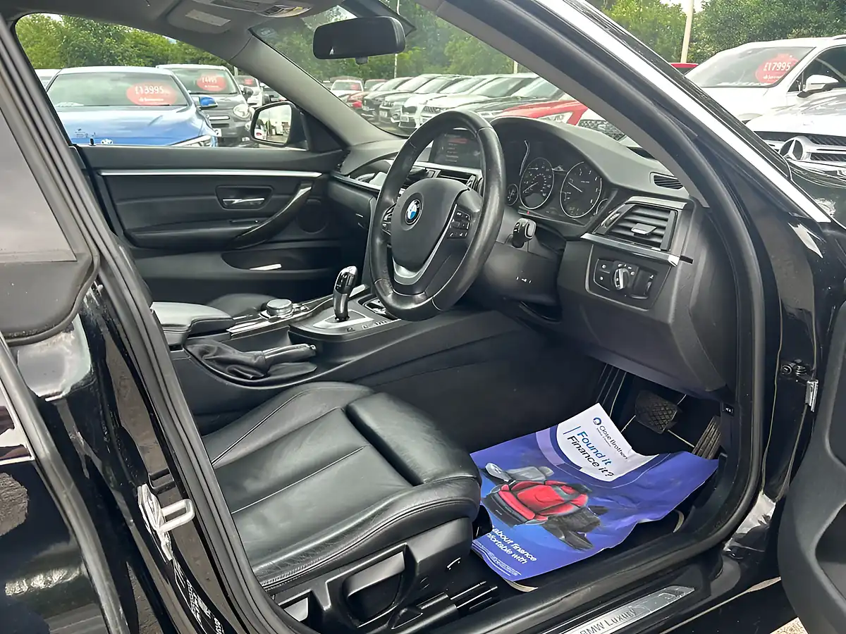 Used 2015 BMW 4 Series Gran Coupe Luxury Black - Interior and Exterior details 5