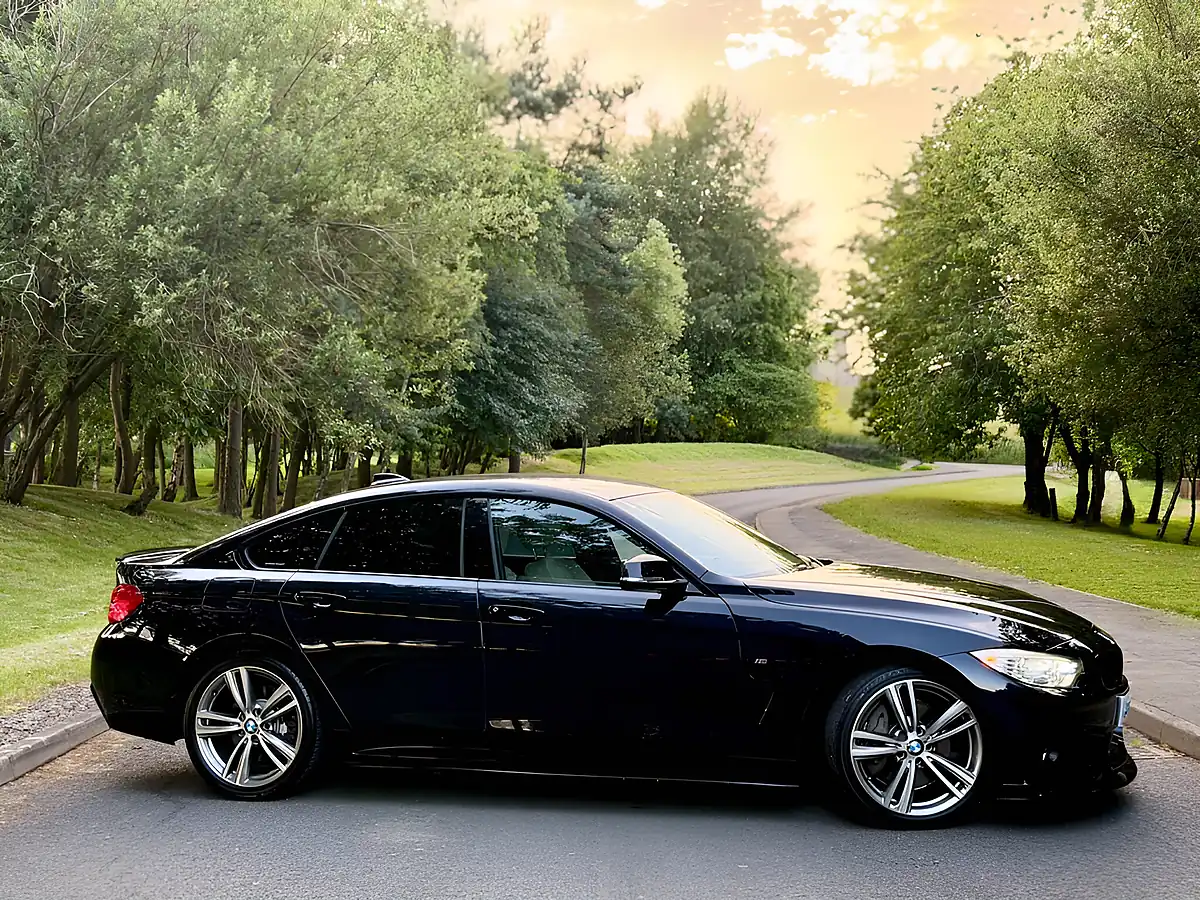 Used 2015 BMW 4 Series Gran Coupe M Sport Black - Front View