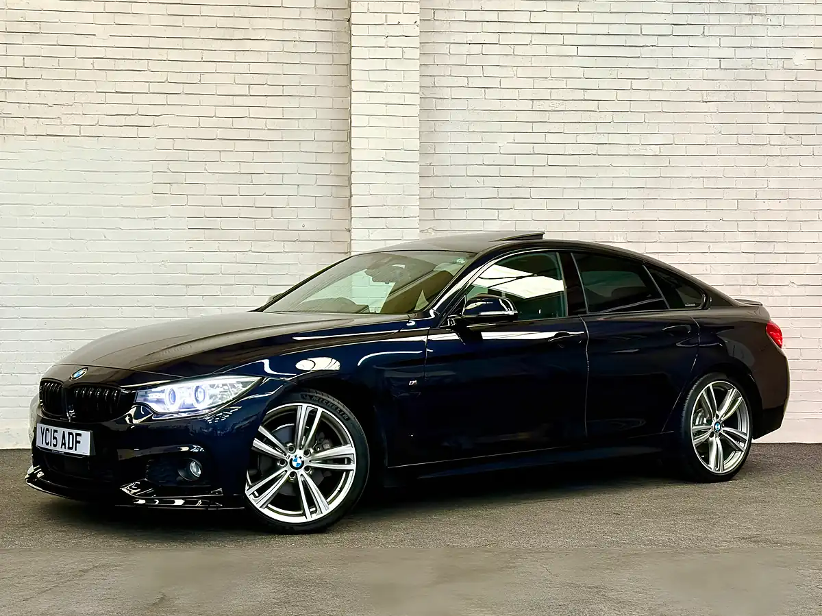 Used 2015 BMW 4 Series Gran Coupe M Sport Black - Front View