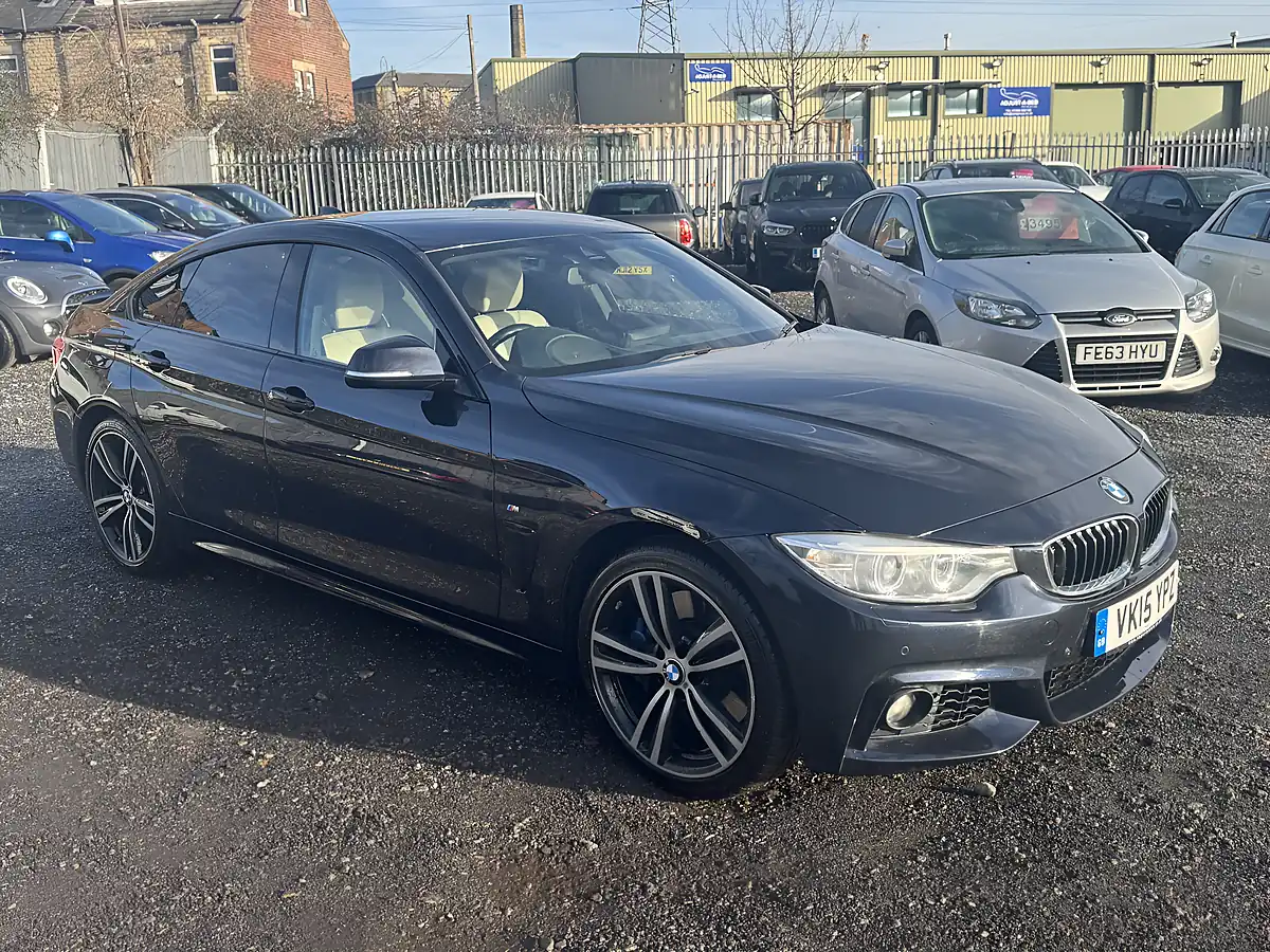 Used 2015 BMW 4 Series Gran Coupe M Sport Black - Front View