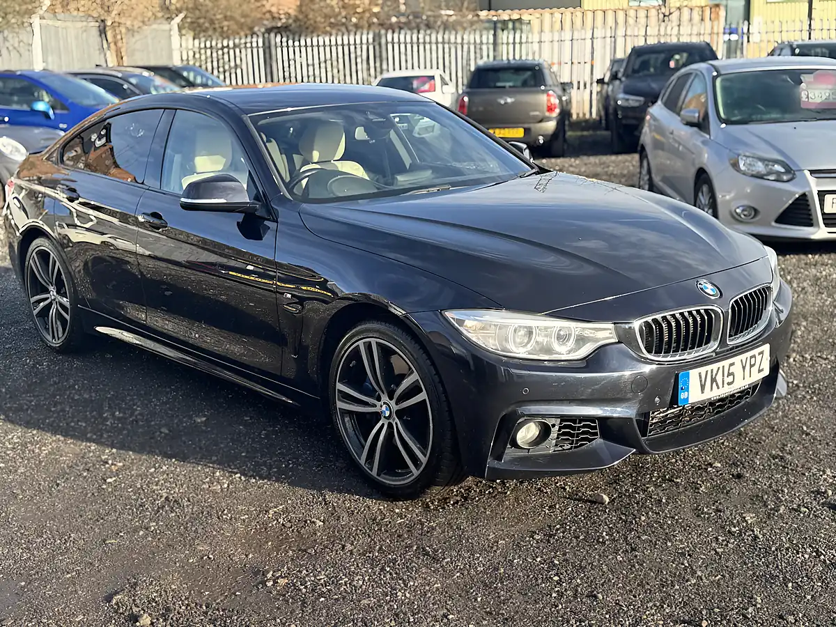 Used 2015 BMW 4 Series Gran Coupe M Sport Black - Interior and Exterior details 9