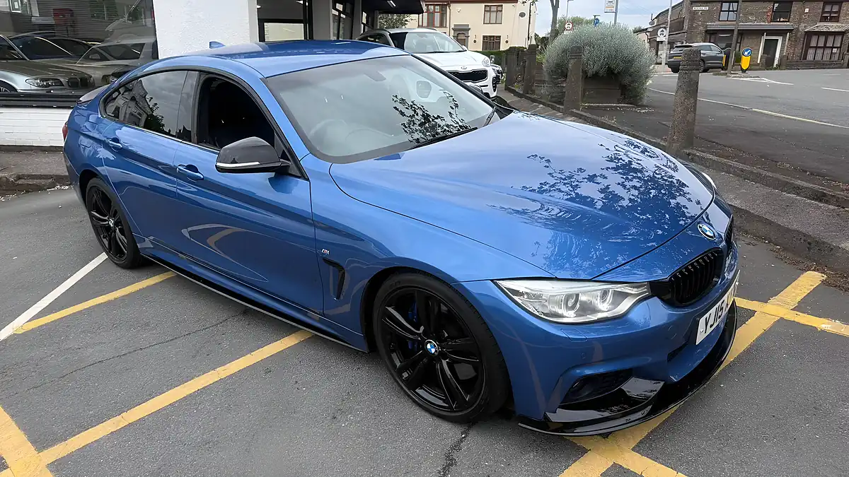 Used 2015 BMW 4 Series Gran Coupe M Sport Blue - Interior and Exterior details 11
