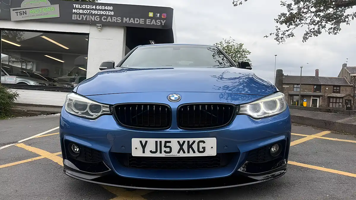 Used 2015 BMW 4 Series Gran Coupe M Sport Blue - Interior and Exterior details 13