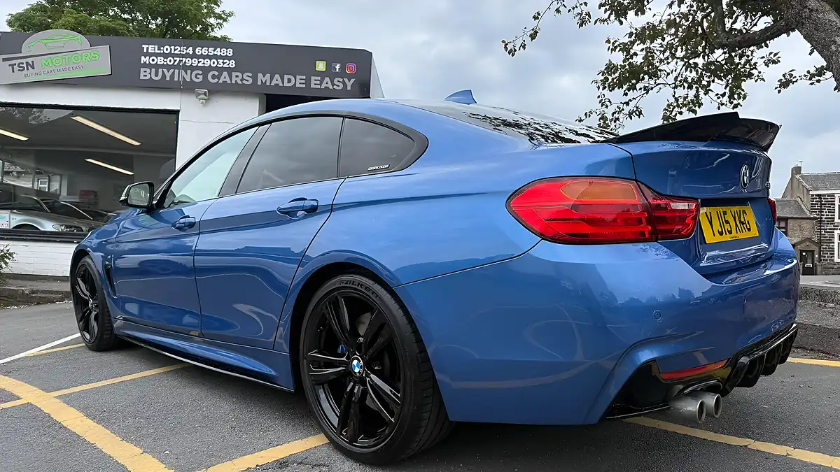 Used 2015 BMW 4 Series Gran Coupe M Sport Blue - Interior and Exterior details 15