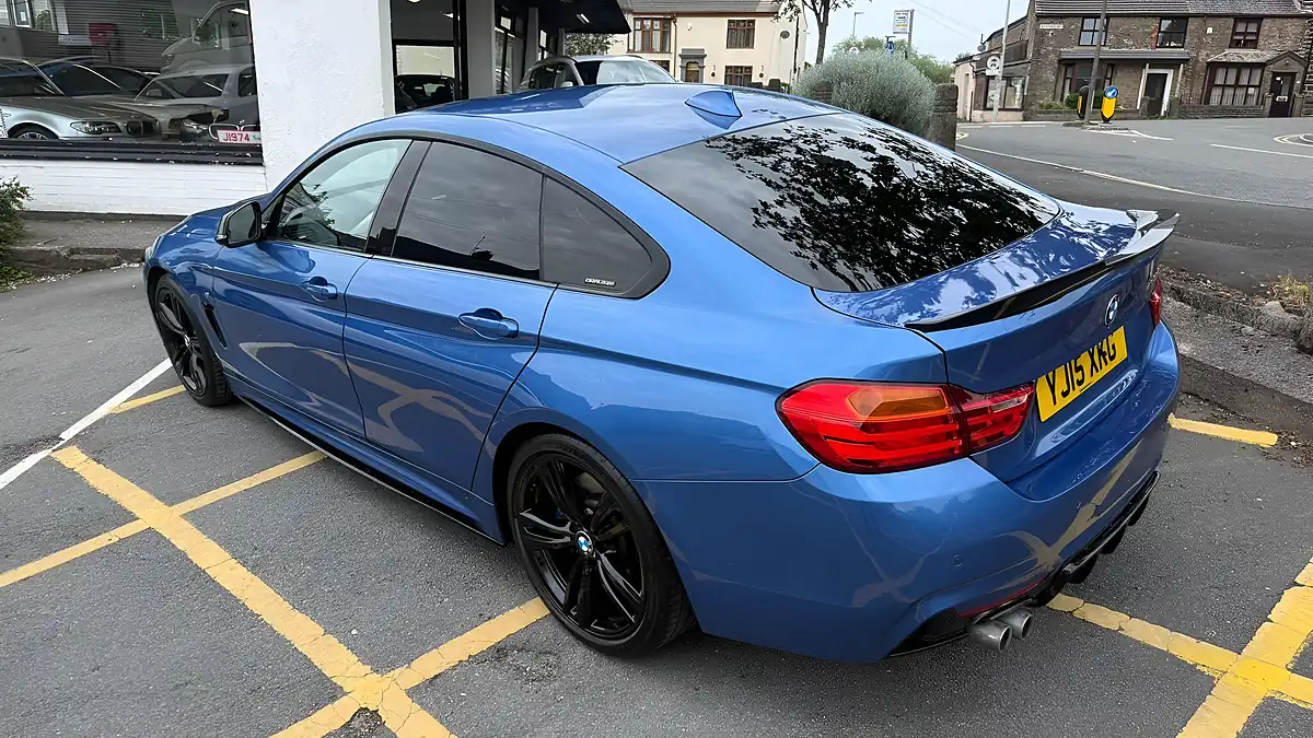 Used 2015 BMW 4 Series Gran Coupe M Sport Blue - Interior and Exterior details 16