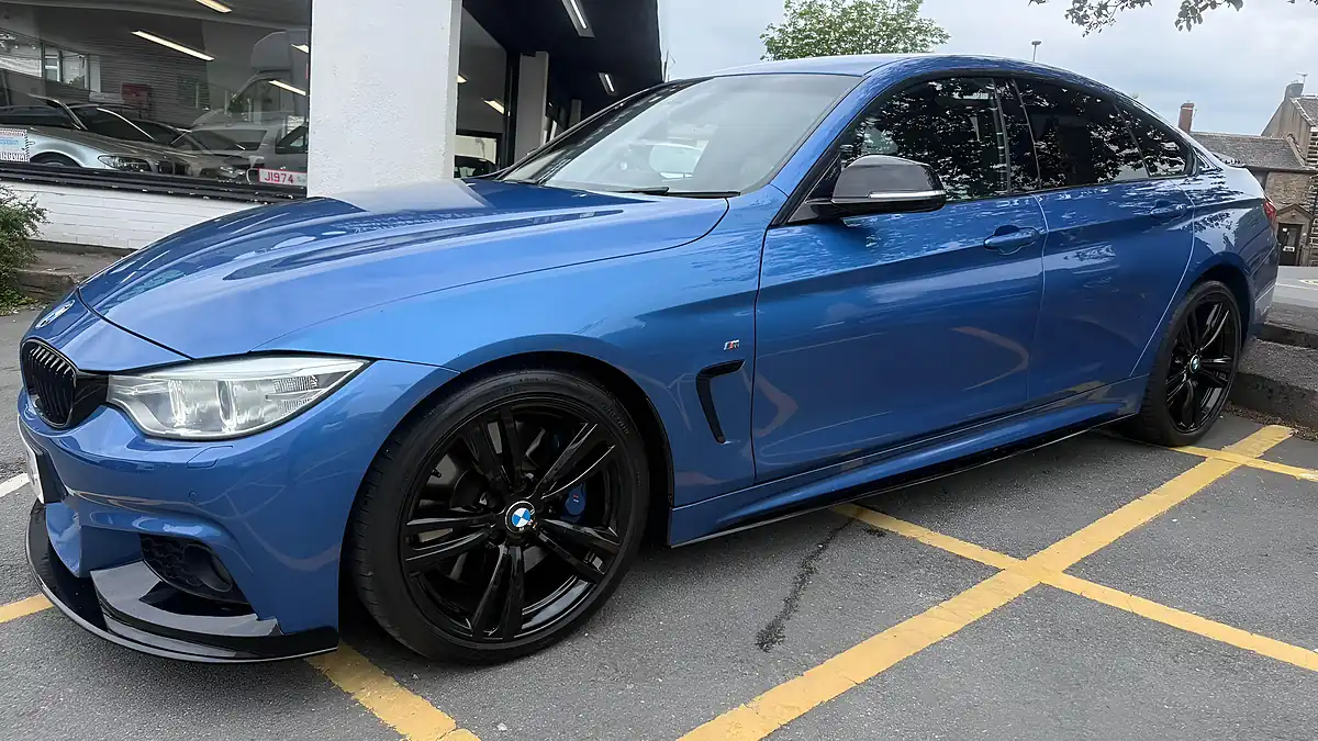 Used 2015 BMW 4 Series Gran Coupe M Sport Blue - Interior and Exterior details 3