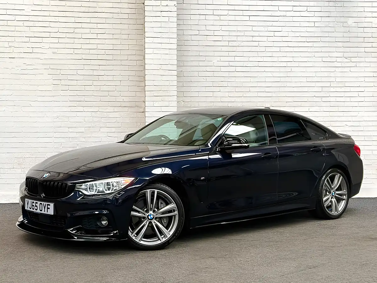 Used 2015 BMW 4 Series Gran Coupe M Sport Blue - Front View