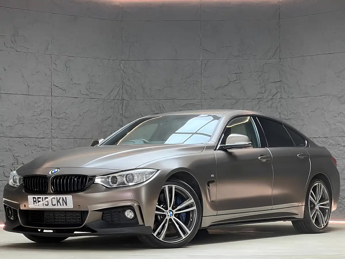 Used 2015 BMW 4 Series Gran Coupe M Sport Frozen Bronze - Front View