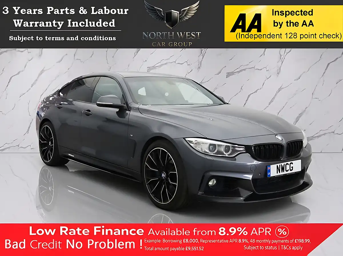 Used 2015 BMW 4 Series Gran Coupe M Sport Grey - Front View