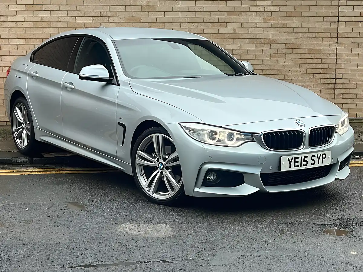 Used 2015 BMW 4 Series Gran Coupe M Sport Silver - Front View