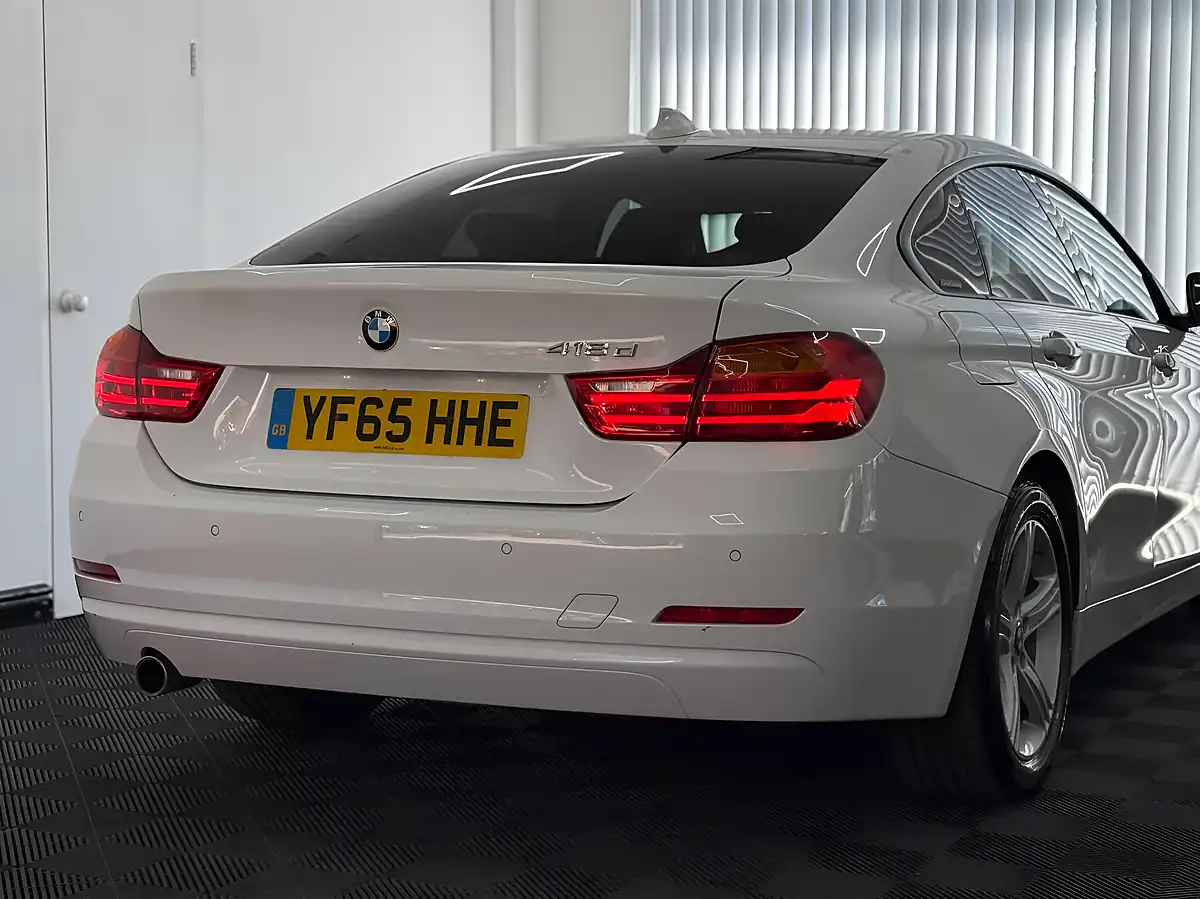 Used 2015 BMW 4 Series Gran Coupe Se White - Interior and Exterior details 10