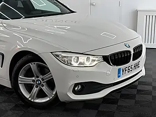 Used 2015 BMW 4 Series Gran Coupe Se White - Interior and Exterior details 8