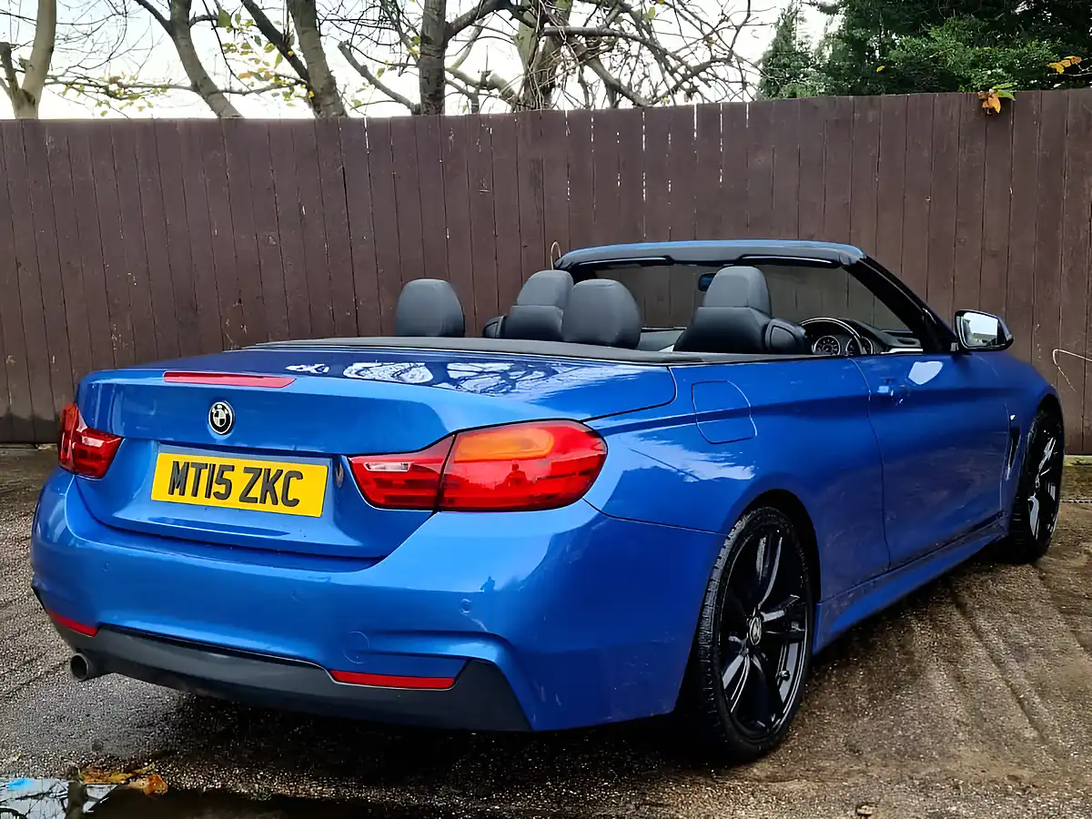 Used 2015 BMW 4 Series M Sport Blue - Interior and Exterior details 10