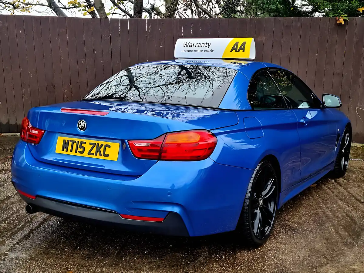 Used 2015 BMW 4 Series M Sport Blue - Interior and Exterior details 11