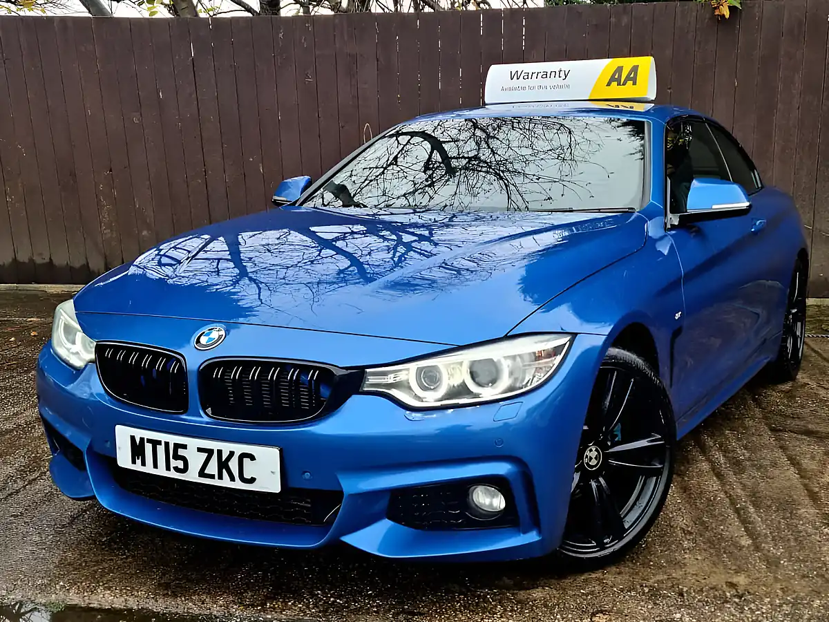 Used 2015 BMW 4 Series M Sport Blue - Interior and Exterior details 3
