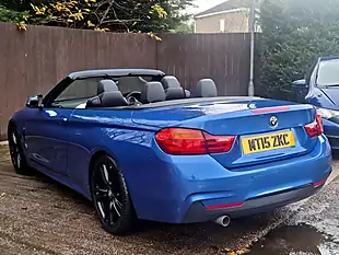 Used 2015 BMW 4 Series M Sport Blue - Interior and Exterior details 4