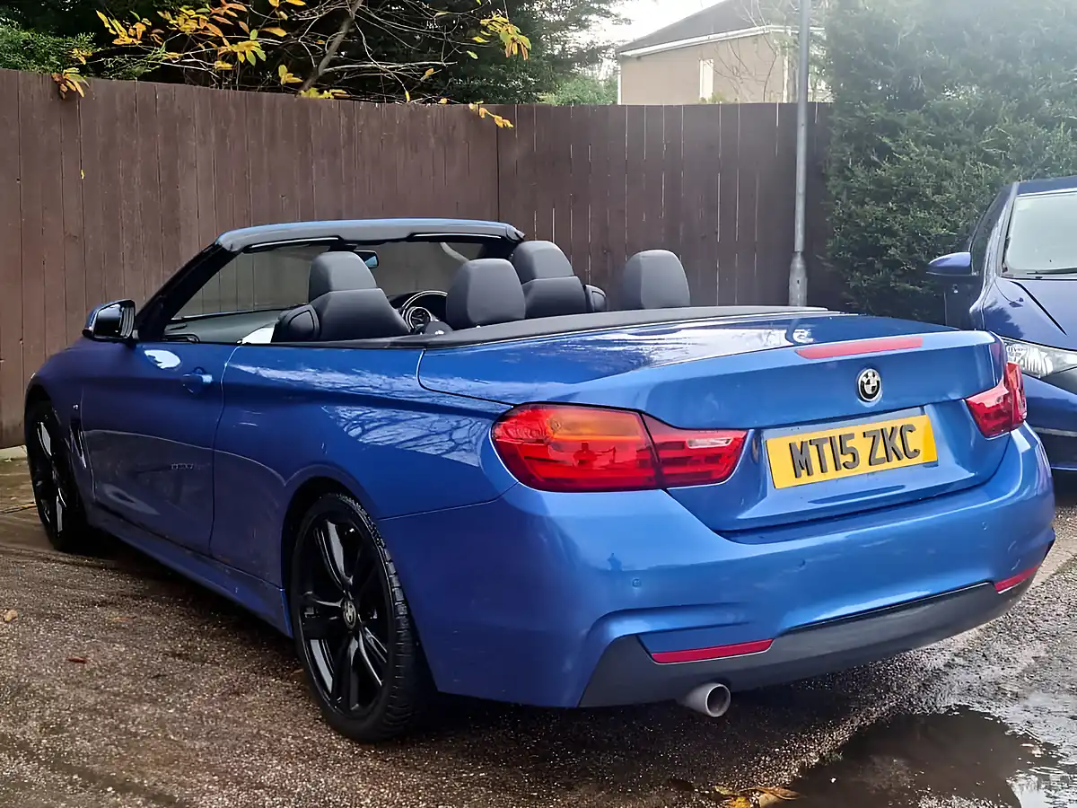 Used 2015 BMW 4 Series M Sport Blue - Interior and Exterior details 4