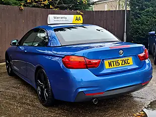 Used 2015 BMW 4 Series M Sport Blue - Interior and Exterior details 5
