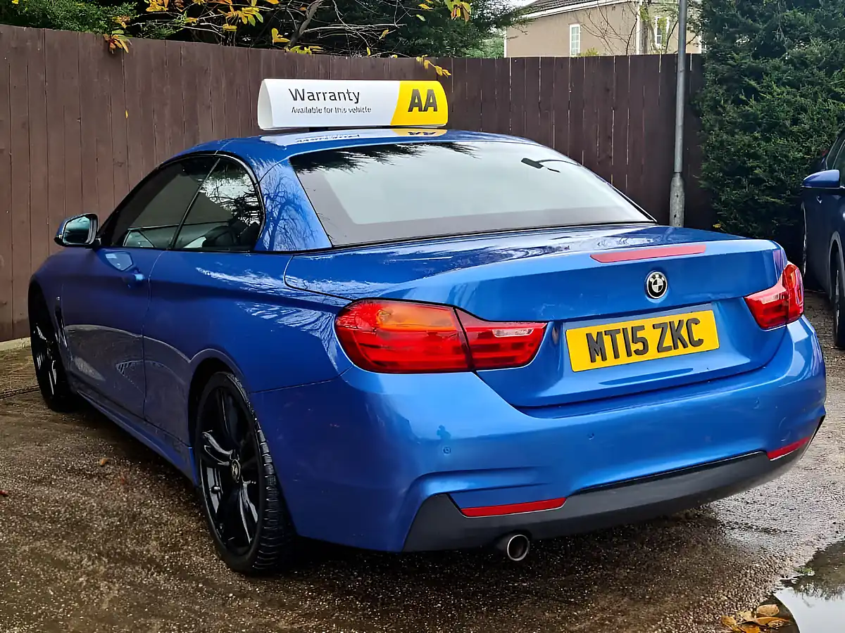 Used 2015 BMW 4 Series M Sport Blue - Interior and Exterior details 5