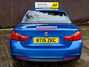 Used 2015 BMW 4 Series M Sport Blue - Interior and Exterior details 8