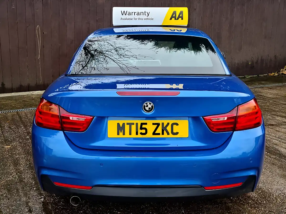 Used 2015 BMW 4 Series M Sport Blue - Interior and Exterior details 8