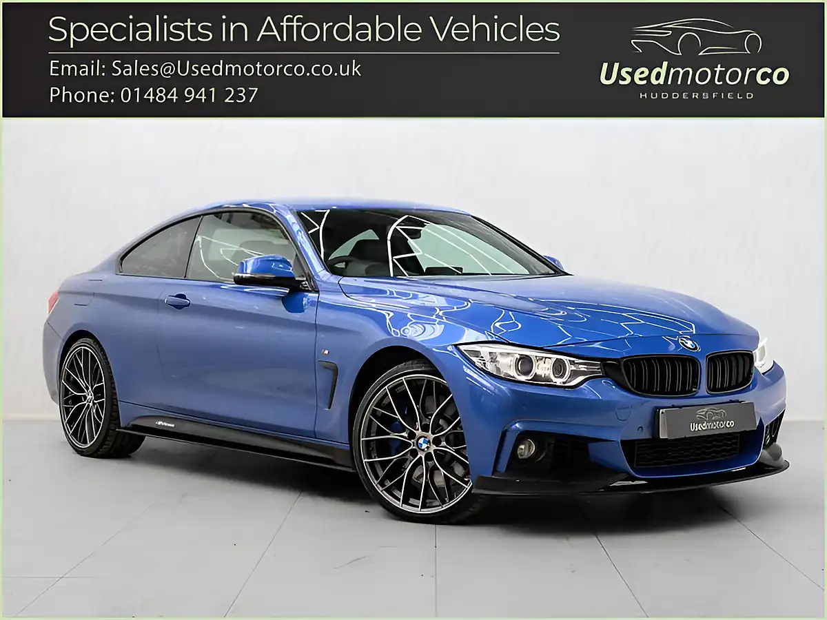 Used 2015 BMW 4 Series M Sport Blue - Front View