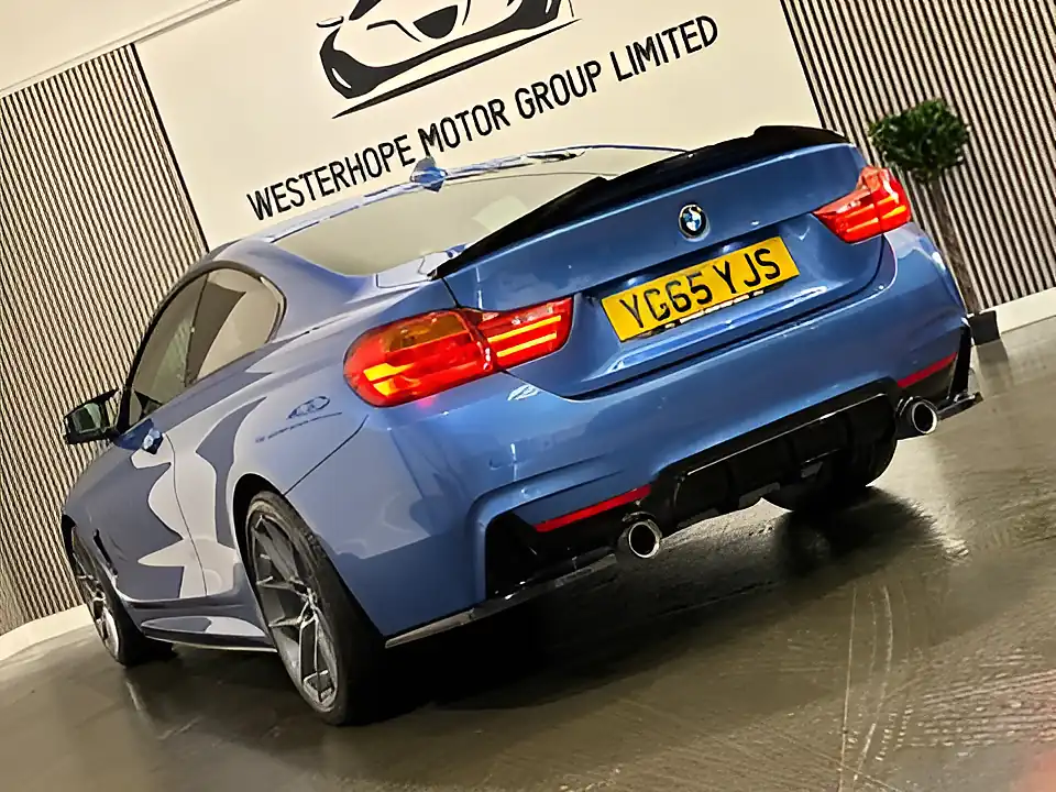 Used 2015 BMW 4 Series M Sport Blue - Interior and Exterior details 11