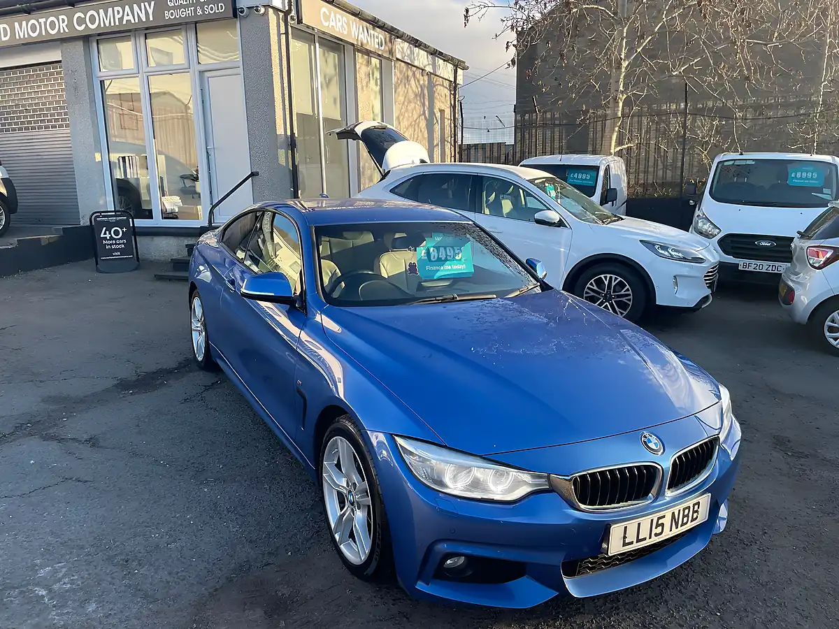 Used 2015 BMW 4 Series M Sport Blue - Front View