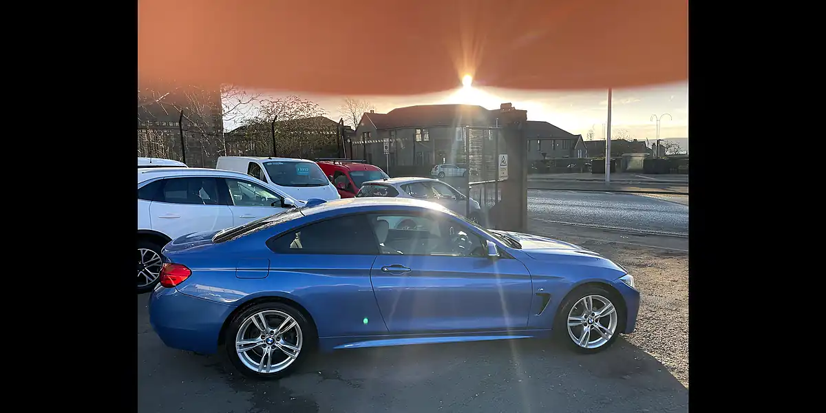 Used 2015 BMW 4 Series M Sport Blue - Interior and Exterior details 3