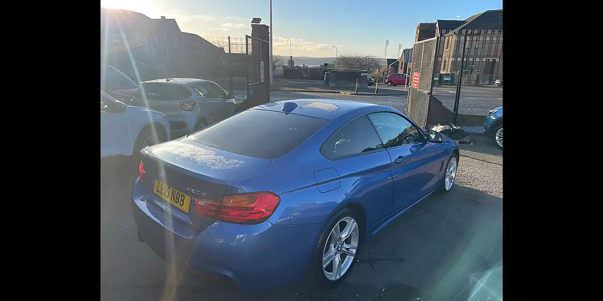 Used 2015 BMW 4 Series M Sport Blue - Interior and Exterior details 4