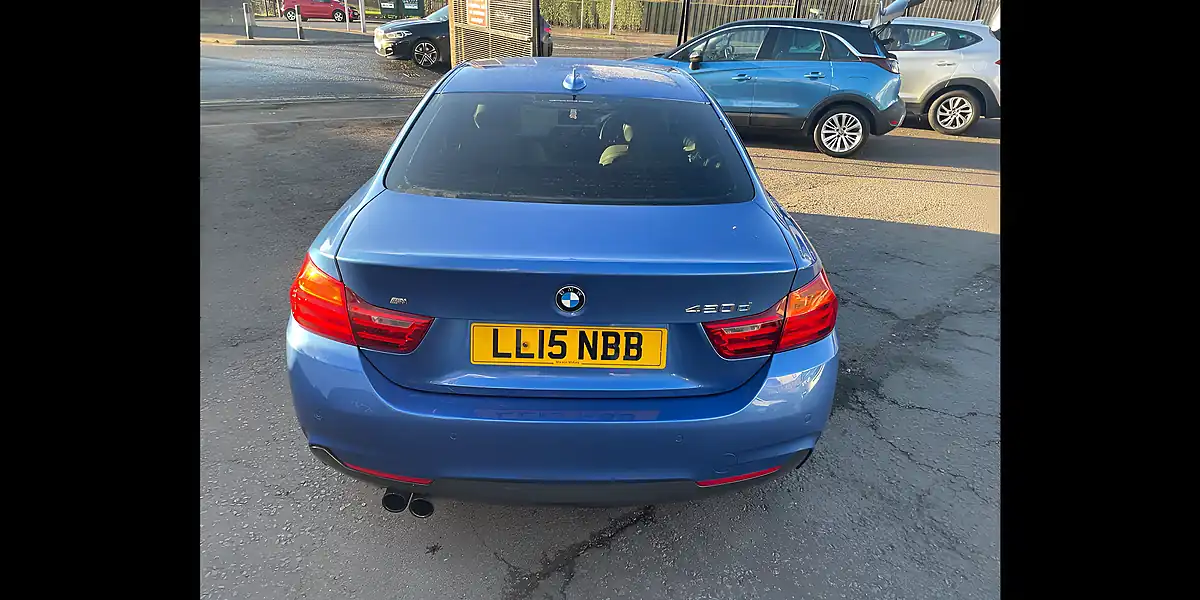Used 2015 BMW 4 Series M Sport Blue - Interior and Exterior details 5