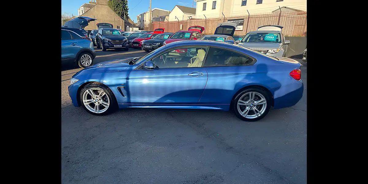 Used 2015 BMW 4 Series M Sport Blue - Interior and Exterior details 7