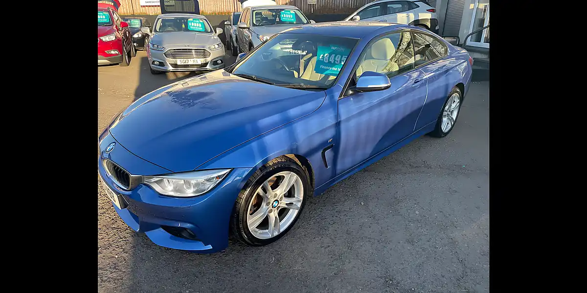 Used 2015 BMW 4 Series M Sport Blue - Interior and Exterior details 8
