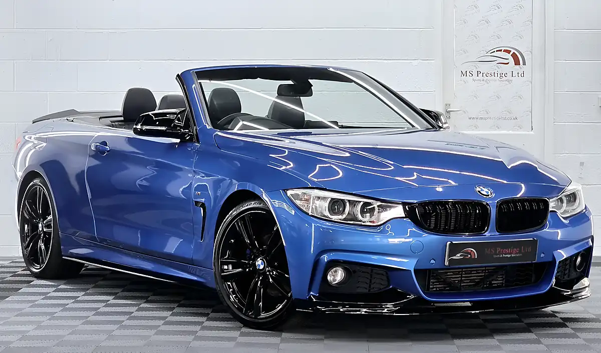 Used 2015 BMW 4 Series M Sport Estoril Blue - Front View