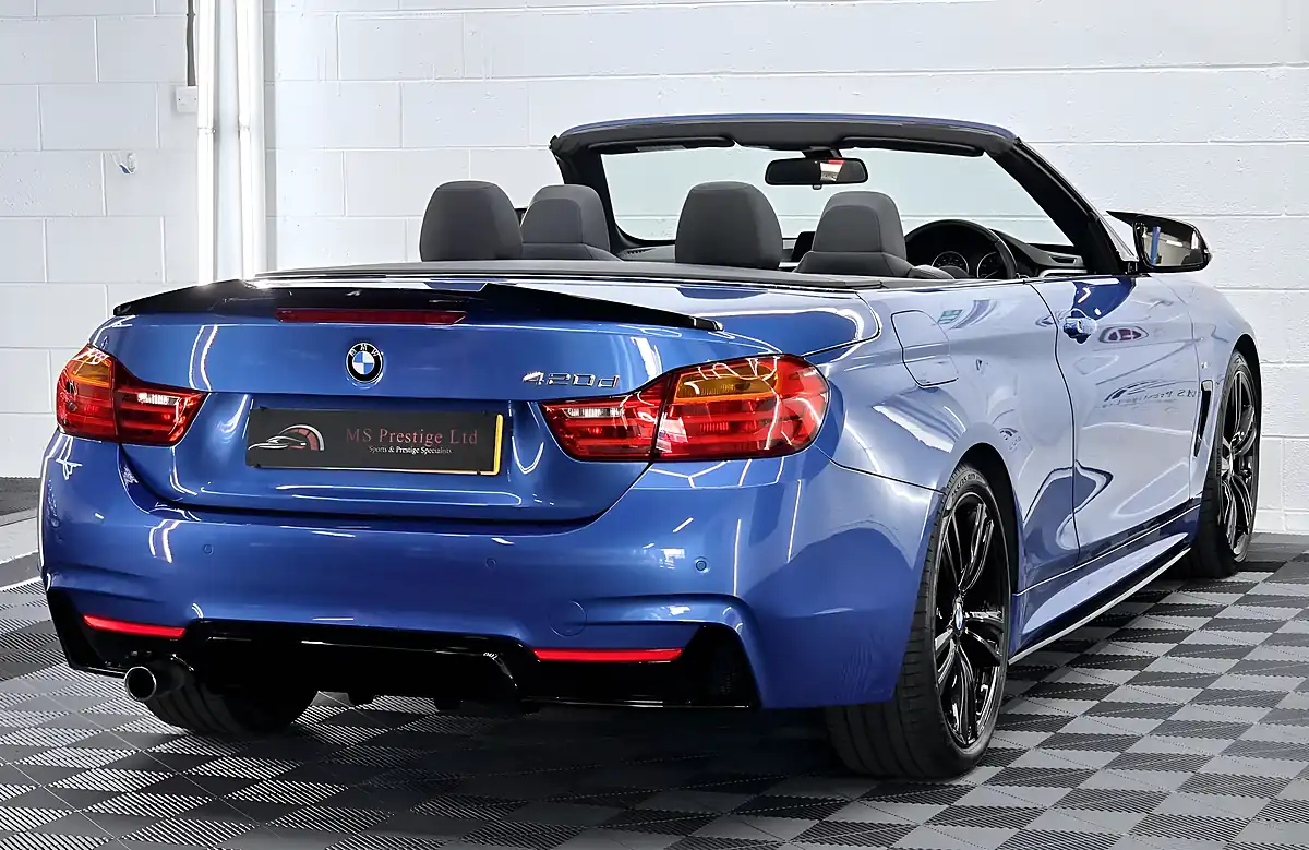 Used 2015 BMW 4 Series M Sport Estoril Blue - Interior and Exterior details 10