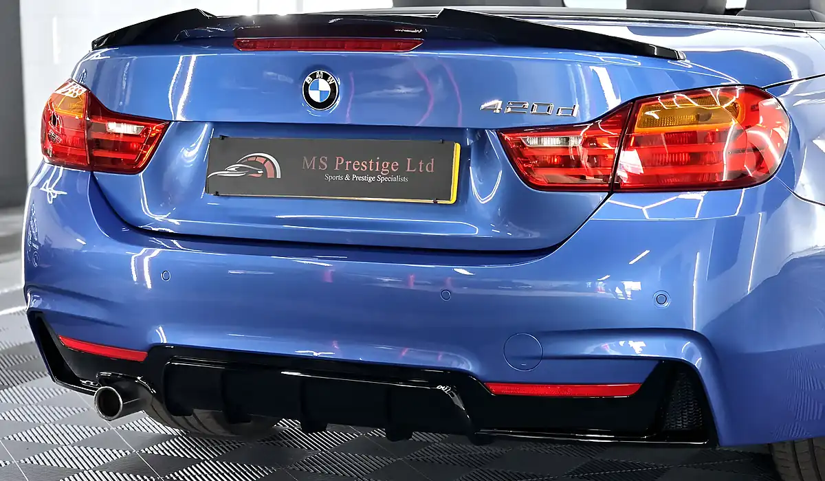 Used 2015 BMW 4 Series M Sport Estoril Blue - Interior and Exterior details 12