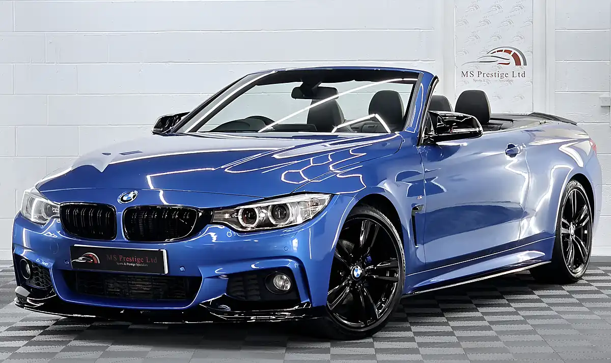 Used 2015 BMW 4 Series M Sport Estoril Blue - Interior and Exterior details 2