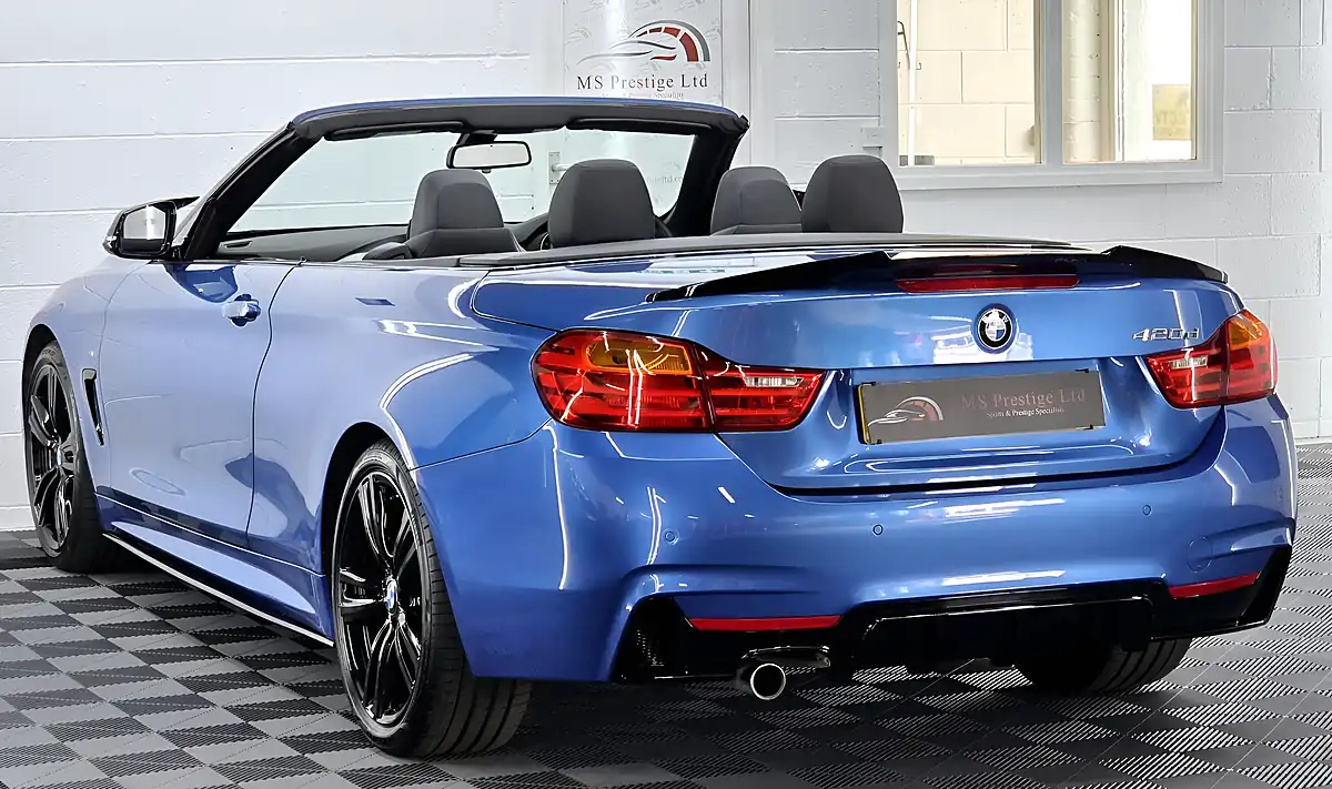 Used 2015 BMW 4 Series M Sport Estoril Blue - Interior and Exterior details 9