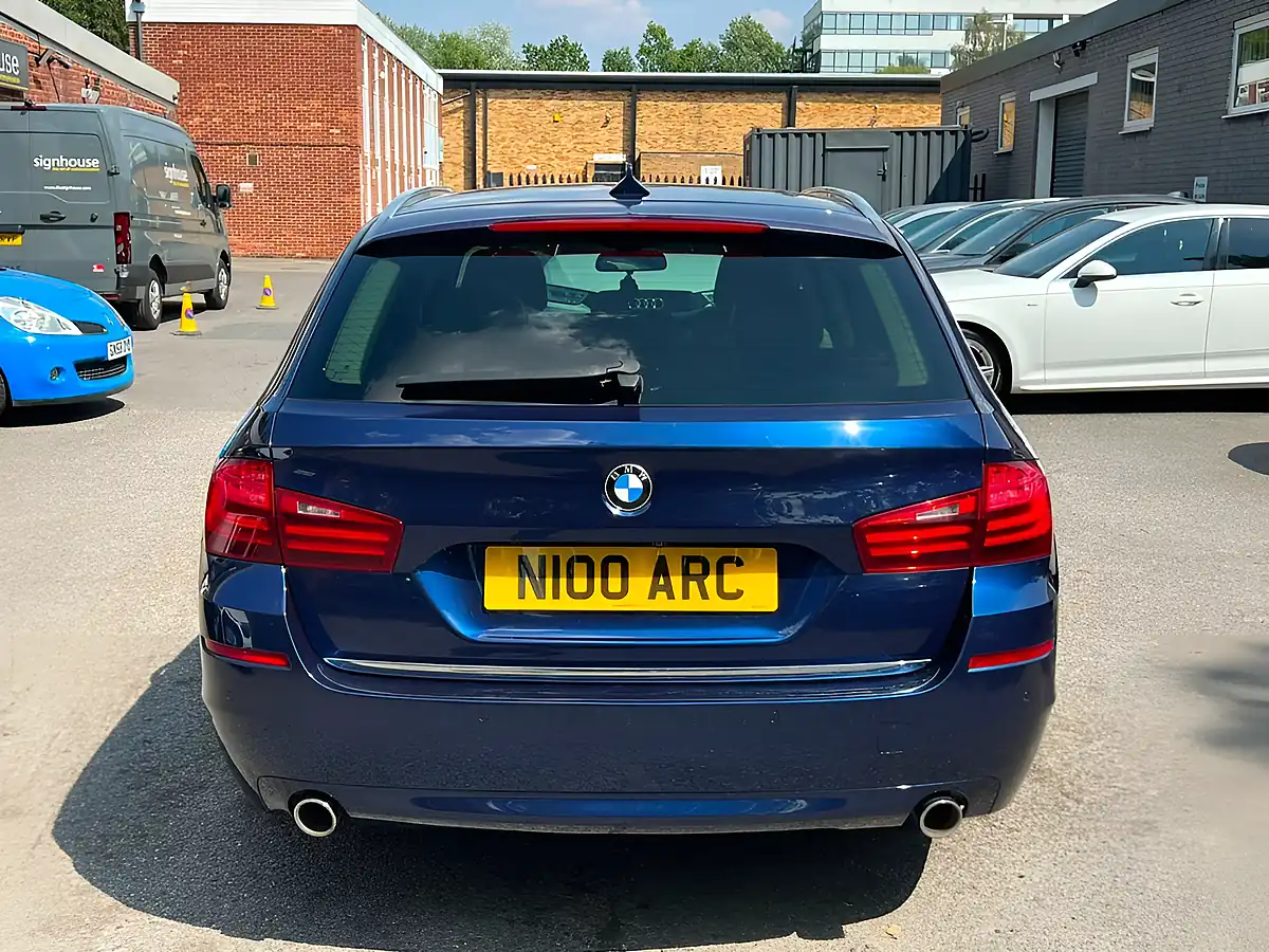 Used 2015 BMW 5 Series Luxury Blue - Interior and Exterior details 10