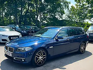 Used 2015 BMW 5 Series Luxury Blue - Interior and Exterior details 2