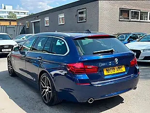 Used 2015 BMW 5 Series Luxury Blue - Interior and Exterior details 9