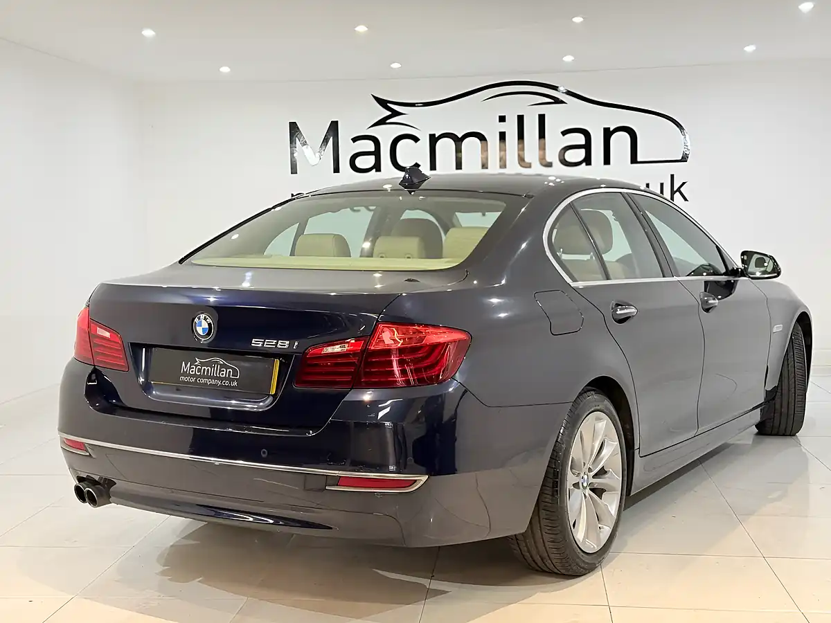 Used 2015 BMW 5 Series Luxury Blue - Interior and Exterior details 10
