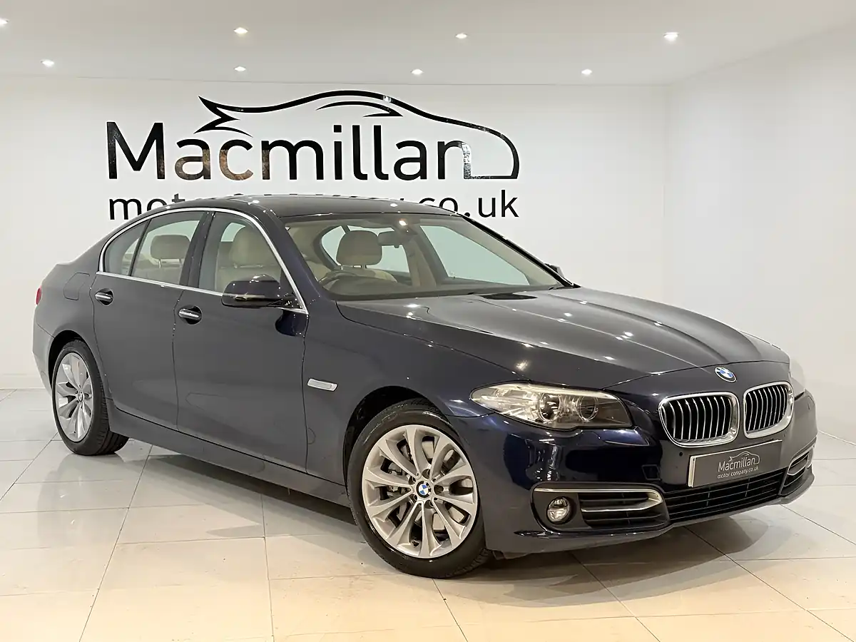Used 2015 BMW 5 Series Luxury Blue - Interior and Exterior details 2