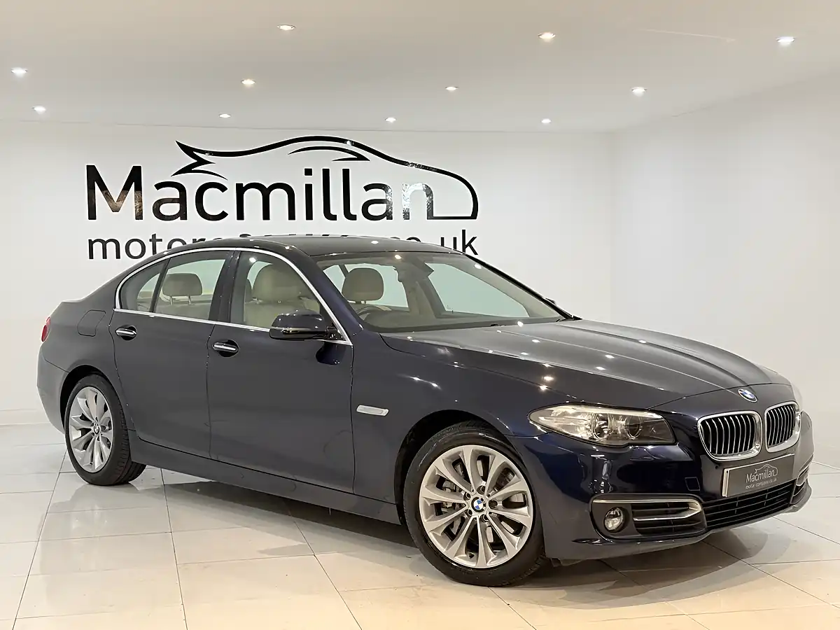 Used 2015 BMW 5 Series Luxury Blue - Interior and Exterior details 3
