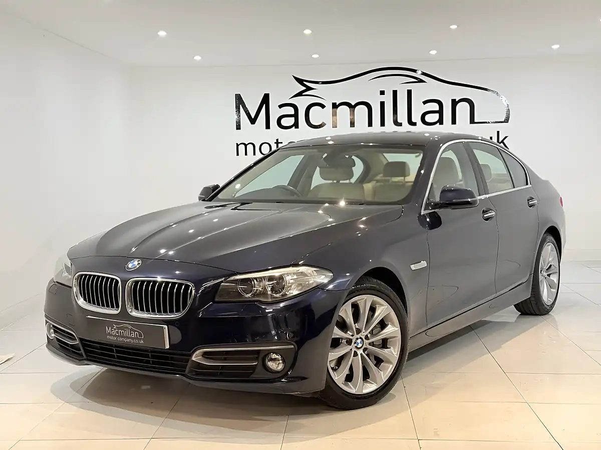 Used 2015 BMW 5 Series Luxury Blue - Interior and Exterior details 5