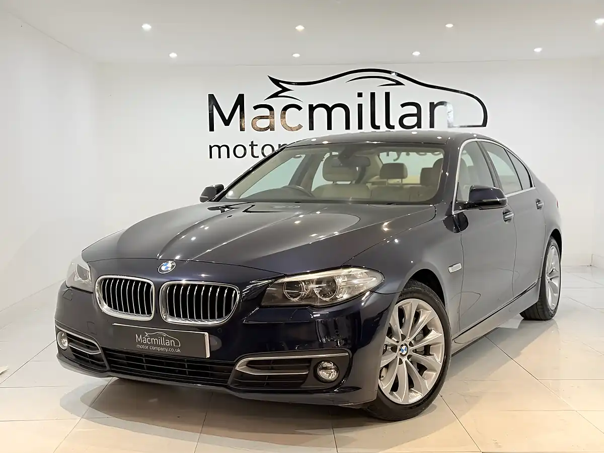 Used 2015 BMW 5 Series Luxury Blue - Interior and Exterior details 6